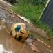 Chuva RJ Bola na água com lixo